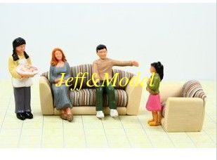 Scale Model figure,layout mini human ABS COLOR Indoor figure PI25